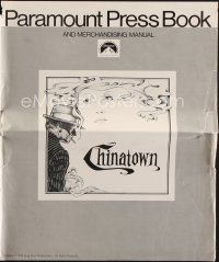 8b317 CHINATOWN pressbook '74 Jack Nicholson & Faye Dunaway, Roman Polanski classic!