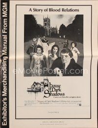 8b357 HOUSE OF DARK SHADOWS pressbook '70 how vampires do it, a bizarre act of unnatural lust!