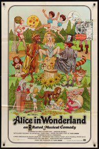 8c027 ALICE IN WONDERLAND 1sh '76 x-rated, sexy Playboy's cover girl Kristine De Bell!