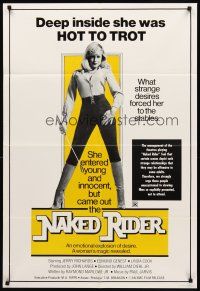 8c031 ALL THE YOUNG WIVES 1sh R77 sexy Linda Cook w/riding crop, The Naked Rider!