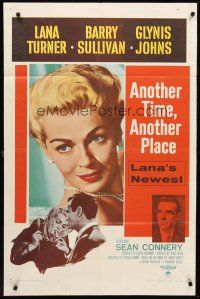 8c044 ANOTHER TIME ANOTHER PLACE 1sh '58 sexy Lana Turner has an affair with young Sean Connery!