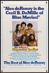 8c079 BEST OF ALEX DERENZY 1sh '83 Desiree Cousteau, the DeMille of blue movies!