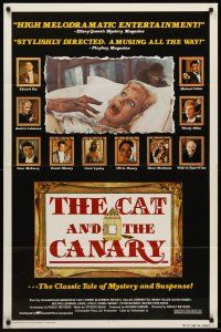 8c124 CAT & THE CANARY 1sh '79 Radley Metzger, Honor Blackman, Olivia Hussey!