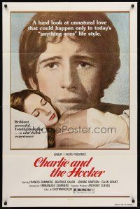 8c133 CHARLIE & THE HOOKER 1sh '77 Curro Summers, a hard look at unnatural love!