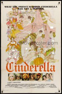 8c137 CINDERELLA 1sh '77 sexiest fairy tale artwork, what the prince slipped her wasn't a slipper!
