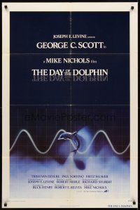 8c162 DAY OF THE DOLPHIN int'l 1sh '73 George C. Scott, Mike Nichols, dolphin assassin!