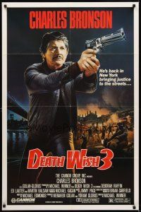 8c169 DEATH WISH 3 1sh '85 Deborah Raffin, Charles Bronson, back and cleaning the streets!
