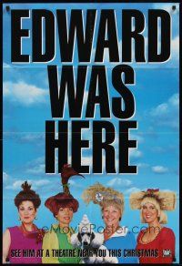 8c197 EDWARD SCISSORHANDS teaser DS 1sh '90 Tim Burton classic, great image of wacky haircuts!
