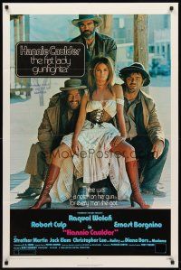 8c303 HANNIE CAULDER 1sh '72 sexiest cowgirl Raquel Welch, Jack Elam, Robert Culp, Ernest Borgnine