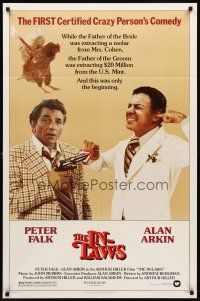 8c350 IN-LAWS 1sh '79 classic Peter Falk & Alan Arkin screwball comedy!