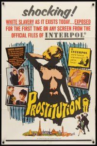 8c569 PROSTITUTION 1sh '65 shameful story of worldwide white slavery as it exists today!