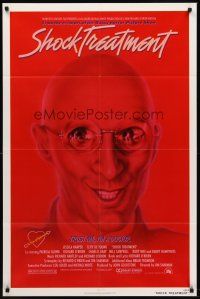8c668 SHOCK TREATMENT 1sh '81 Rocky Horror follow-up, wild image of demented doctor!