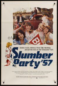 8c687 SLUMBER PARTY '57 1sh '77 Bridget Holloman, Noelle North, very first Debra Winger!