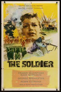 8c691 SOLDIER 1sh '66 George Breakston's Vojnik, Fraser Macintosh, battle art!