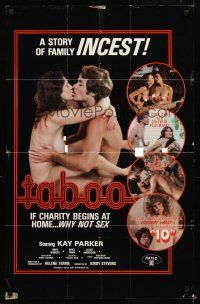 8c786 TABOO color style 1sh '80 Kay Parker, Mike Ranger, different explicit images!