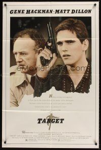 8c804 TARGET 1sh '86 Arthur Penn directed CIA thriller, Matt Dillon, Gene Hackman