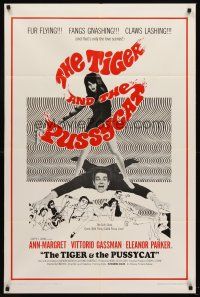 8c849 TIGER & THE PUSSYCAT 1sh '67 Il Tigre, sexy Ann-Margret dominates Vittorio Gassman!