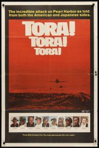 8c863 TORA TORA TORA style B 1sh '70 the re-creation of the incredible attack on Pearl Harbor!