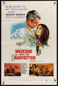 8c942 WEEKEND WITH THE BABYSITTER 1sh '70 directed by Tom Laughlin, forbidden sex!