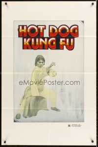 8c980 WRITING KUNG FU 1sh '86 wild image from martial arts action, Hot Dog Kung Fu!