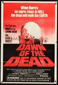 8d502 DAWN OF THE DEAD Aust 1sh '78 George Romero, there's no more room in HELL for the dead!