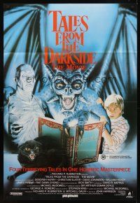 8d541 TALES FROM THE DARKSIDE Aust 1sh '90 Geoge Romero & Stephen King, creepy artwork of demon!
