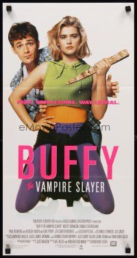 8d609 BUFFY THE VAMPIRE SLAYER Aust daybill '92 great image of Kristy Swanson & Luke Perry!