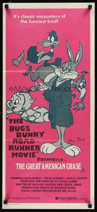8d610 BUGS BUNNY & ROAD RUNNER MOVIE Aust daybill '79 Chuck Jones classic comedy cartoon!