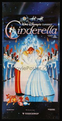 8d624 CINDERELLA Aust daybill R90s Walt Disney classic romantic musical fantasy cartoon!