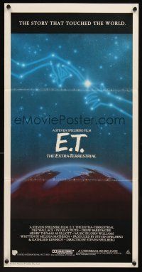 8d664 E.T. THE EXTRA TERRESTRIAL Aust daybill R85 Steven Spielberg classic, constellation art!