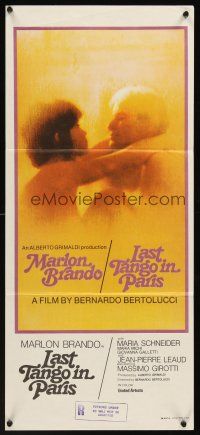 8d753 LAST TANGO IN PARIS Aust daybill '72 Marlon Brando, Maria Schneider, Bernardo Bertolucci!