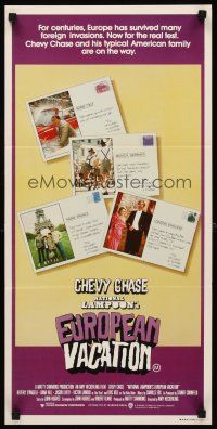 8d794 NATIONAL LAMPOON'S EUROPEAN VACATION Aust daybill '85 Chevy Chase, different image!