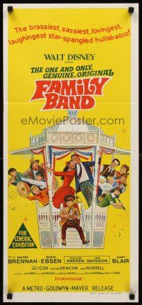 8d807 ONE & ONLY GENUINE ORIGINAL FAMILY BAND Aust daybill '68 laughingest star-spangled hullabaloo