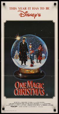 8d810 ONE MAGIC CHRISTMAS Aust daybill '85 Mary Steenburgen, Harry Dean Stanton, Disney!