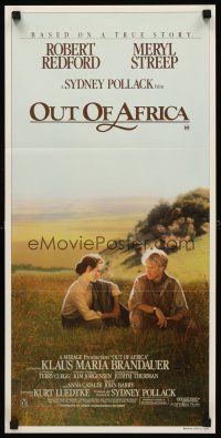 8d811 OUT OF AFRICA Aust daybill '85 Robert Redford & Meryl Streep, directed by Sydney Pollack!