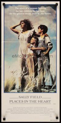8d827 PLACES IN THE HEART Aust daybill '84 single mother Sally Field fights for her kids & land!