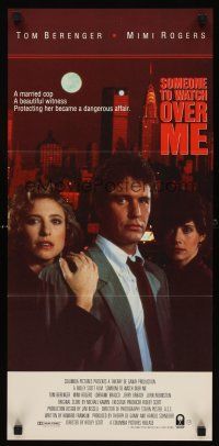 8d924 SOMEONE TO WATCH OVER ME Aust daybill '88 directed by Ridley Scott, Tom Berenger, Mimi Rogers