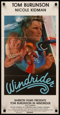 8d991 WINDRIDER Aust daybill '87 cool windsurfing art with young sexy Nicole Kidman by Clinton!