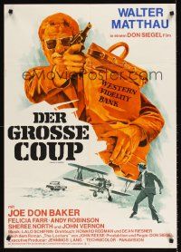 8d118 CHARLEY VARRICK German '73 Walter Matthau in Don Siegel crime classic!