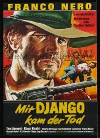 8d193 PRIDE & VENGEANCE German '68 spaghetti western art of Franco Nero as Django!