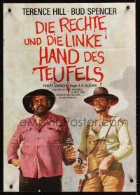 8d206 THEY CALL ME TRINITY German '71 Peltzer art of Terence Hill & Bud Spencer!