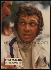 8d374 LE MANS German LC '71 great close up of race car driver Steve McQueen!