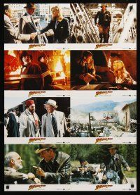 8d240 INDIANA JONES & THE LAST CRUSADE set 2 German LC poster '89 Harrison Ford & Sean Connery!