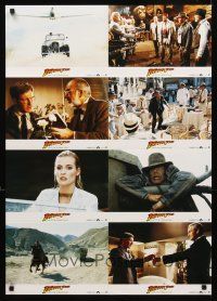 8d241 INDIANA JONES & THE LAST CRUSADE set 3 German LC poster '89 Harrison Ford & Alison Doody!