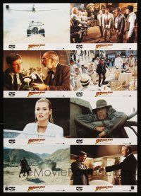 8d242 INDIANA JONES & THE LAST CRUSADE video German LC poster '89 Harrison Ford, Connery & Doody!