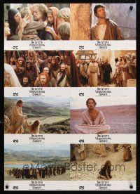 8d248 LAST TEMPTATION OF CHRIST video set 1 German LC poster '88 Scorsese, Willem Dafoe as Jesus!