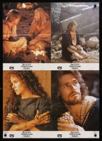8d249 LAST TEMPTATION OF CHRIST video set 2 German LC poster '88 Scorsese, Willem Dafoe as Jesus!