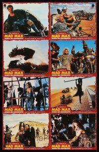 8d255 MAD MAX BEYOND THUNDERDOME set 2 German LC poster '85 images of Mel Gibson & Tina Turner!