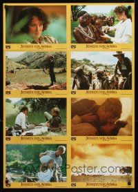 8d260 OUT OF AFRICA video German LC poster '85 cool images of Robert Redford & Meryl Streep!