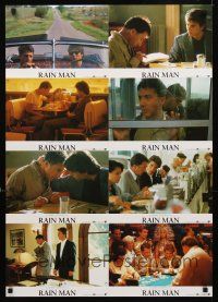 8d264 RAIN MAN set 1 German LC poster '88 Tom Cruise & Dustin Hoffman, directed by Barry Levinson!